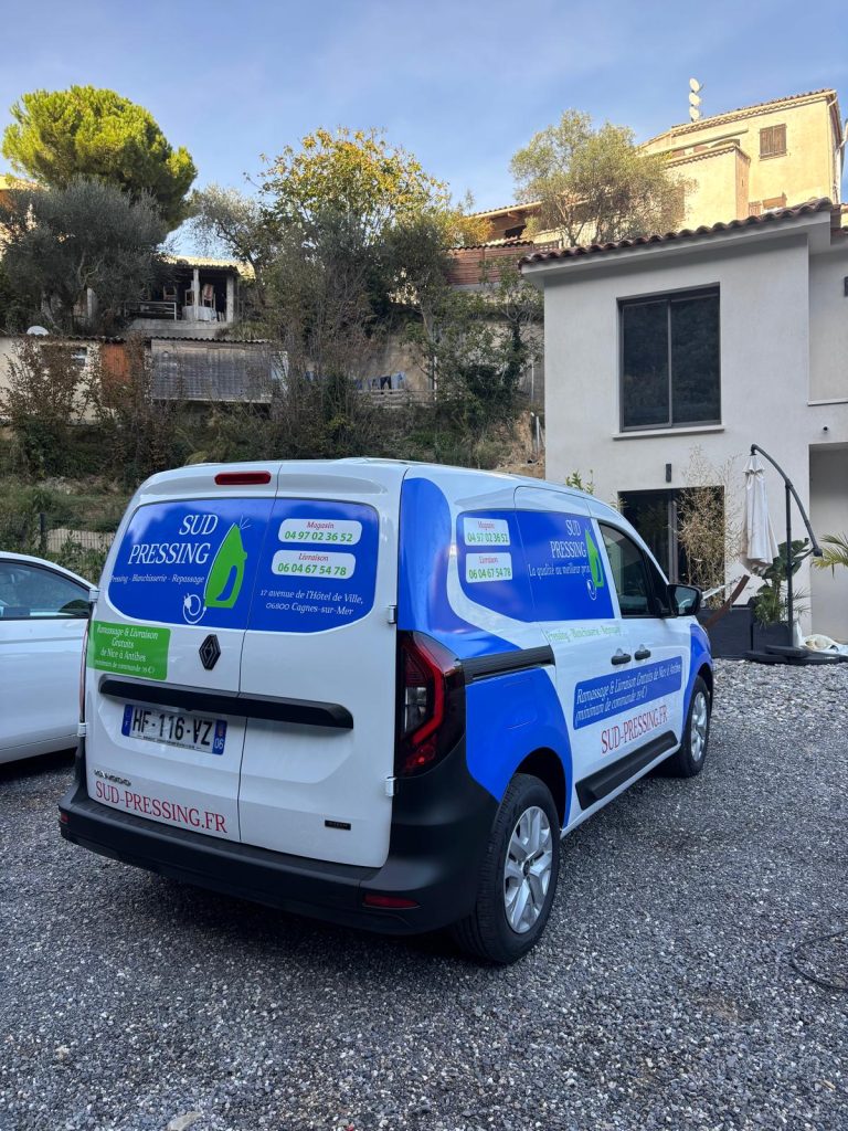 Marquage utilitaire sud pressing Nice