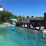 Lettre relief 3d piscine Nice