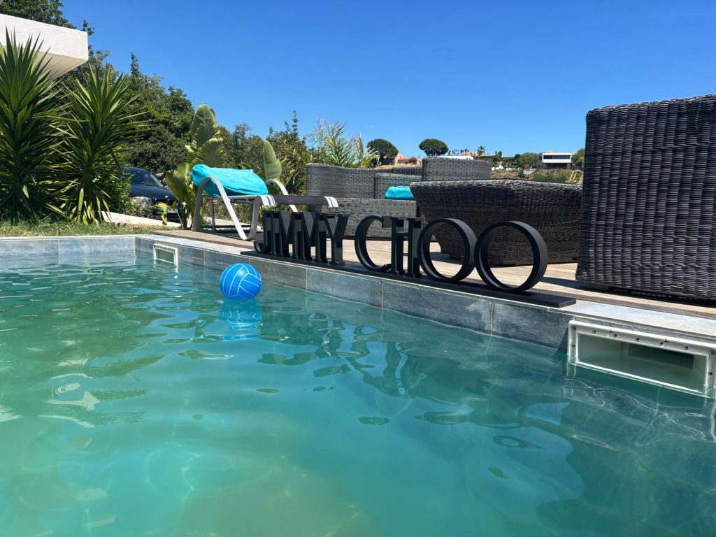 Lettre relief 3d piscine Nice